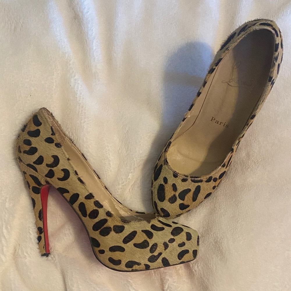 Christian Louboutin Leopard Print Heels